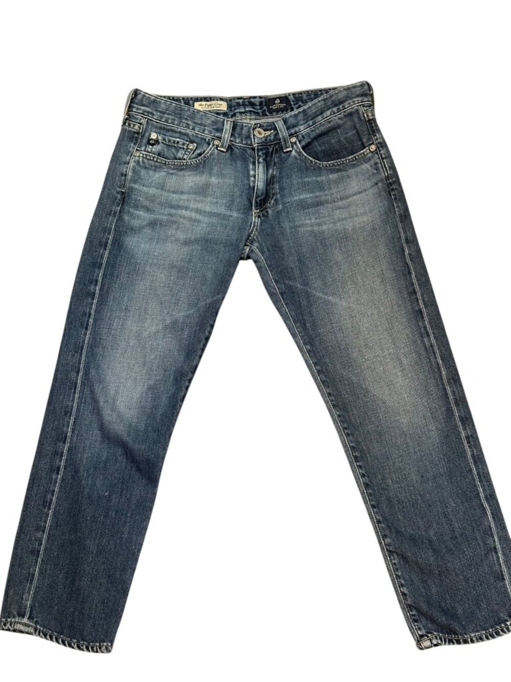 AG Adriano Goldschmied The Piper Crop Slouchy Slim Crop Jeans 26